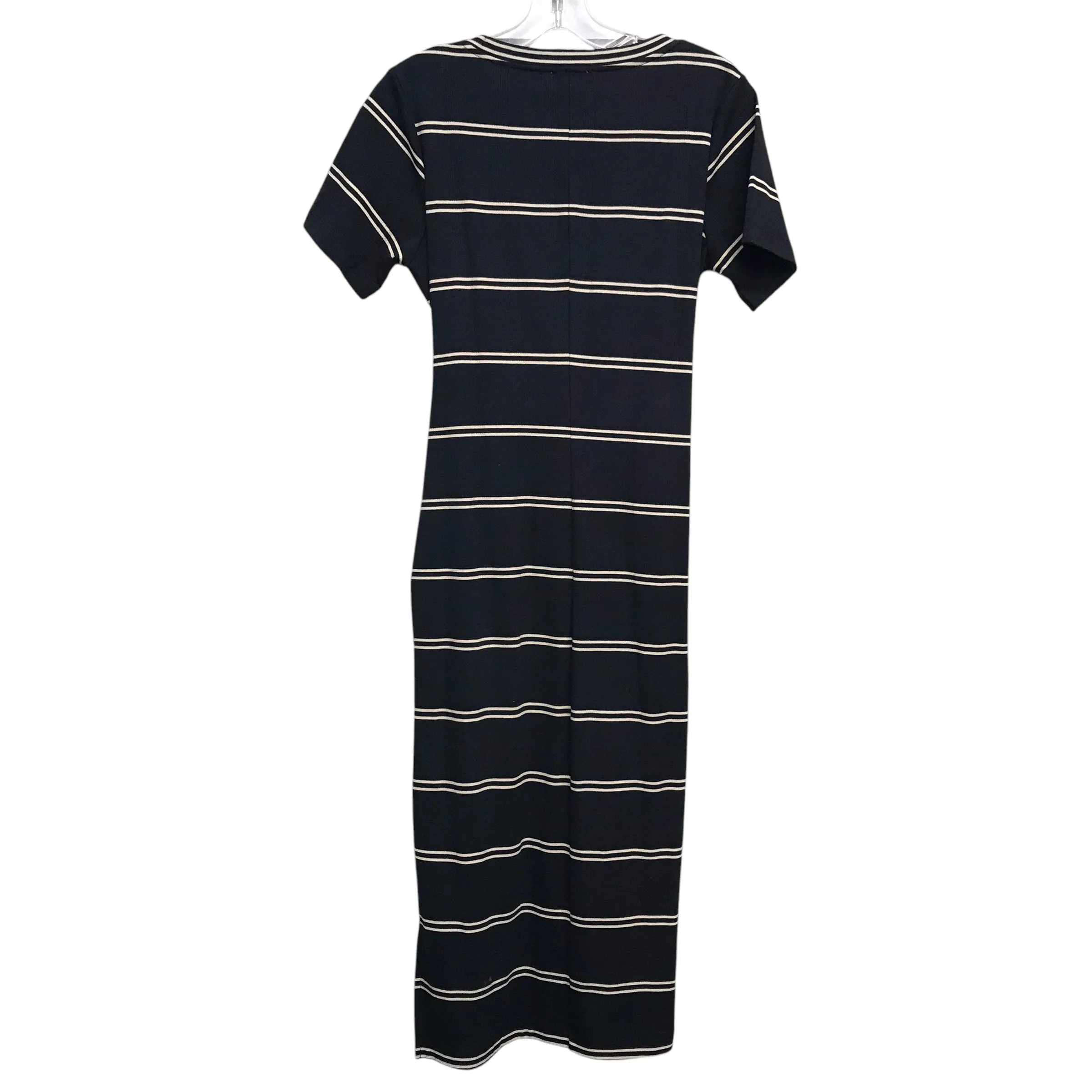 Dress Casual Midi By Evereve In Striped Pattern, Size:S