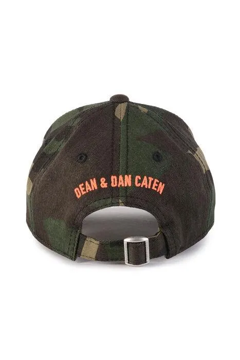 Dsquared2 Kids Logo Embroidered Camouflage Baseball Hat