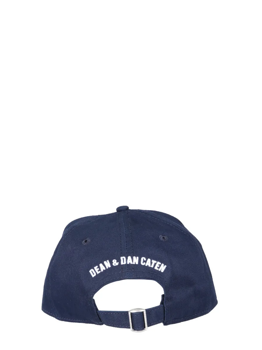 Dsquared2 Logo Embroidered Baseball Cap