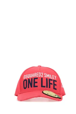 Dsquared2 Logo Printed Baseball Cap