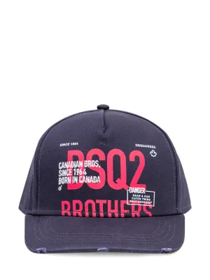Dsquared2 Logo Printed Baseball Cap