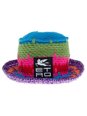 Echo Logo Patch Crochet Bucket Hat
