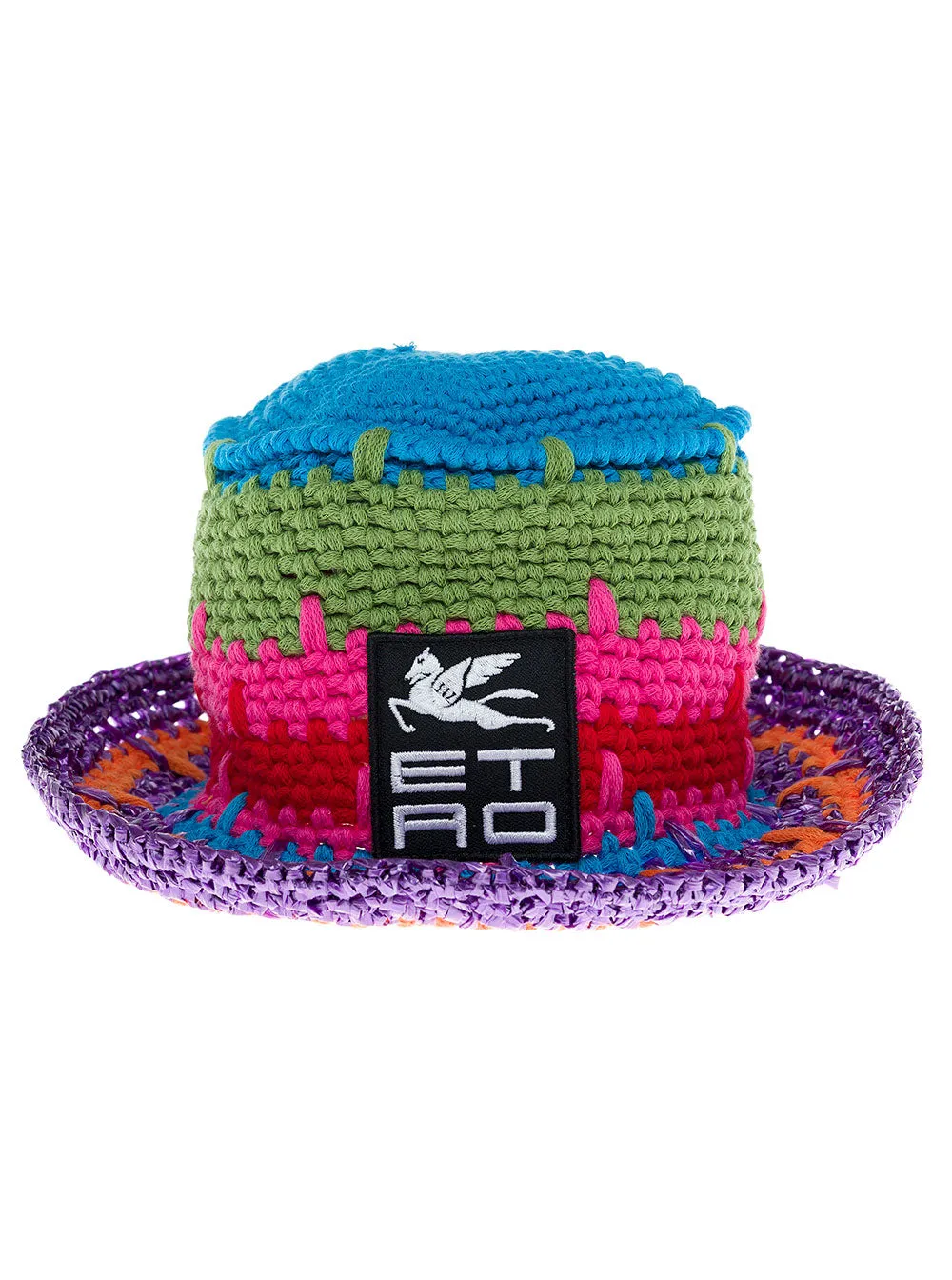 Echo Logo Patch Crochet Bucket Hat