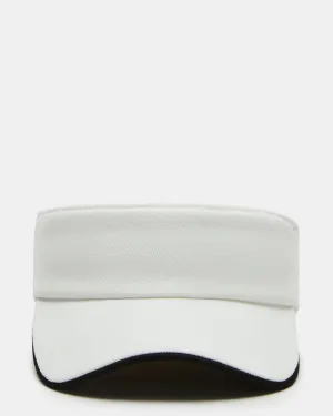 EMBROIDERED VISOR WHITE