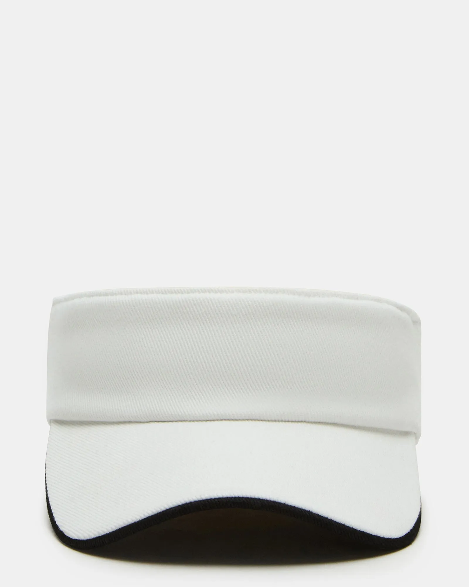 EMBROIDERED VISOR WHITE
