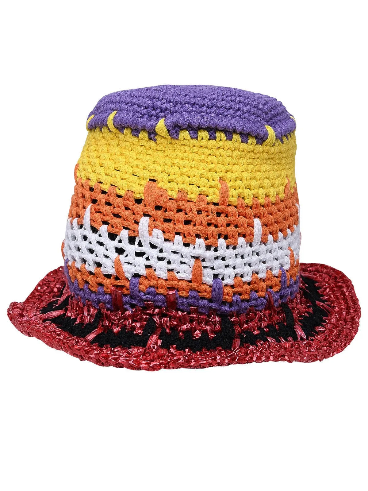 Etro Logo Patch Crochet Bucket Hat