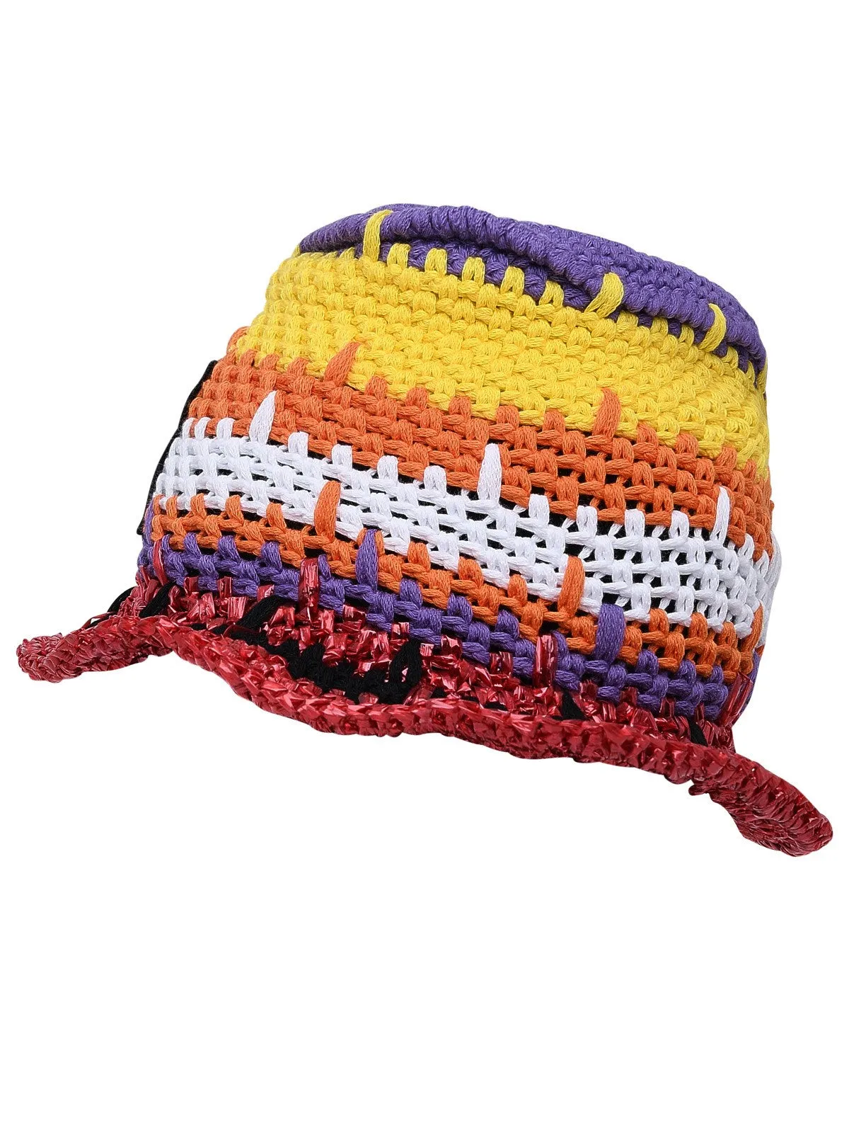 Etro Logo Patch Crochet Bucket Hat
