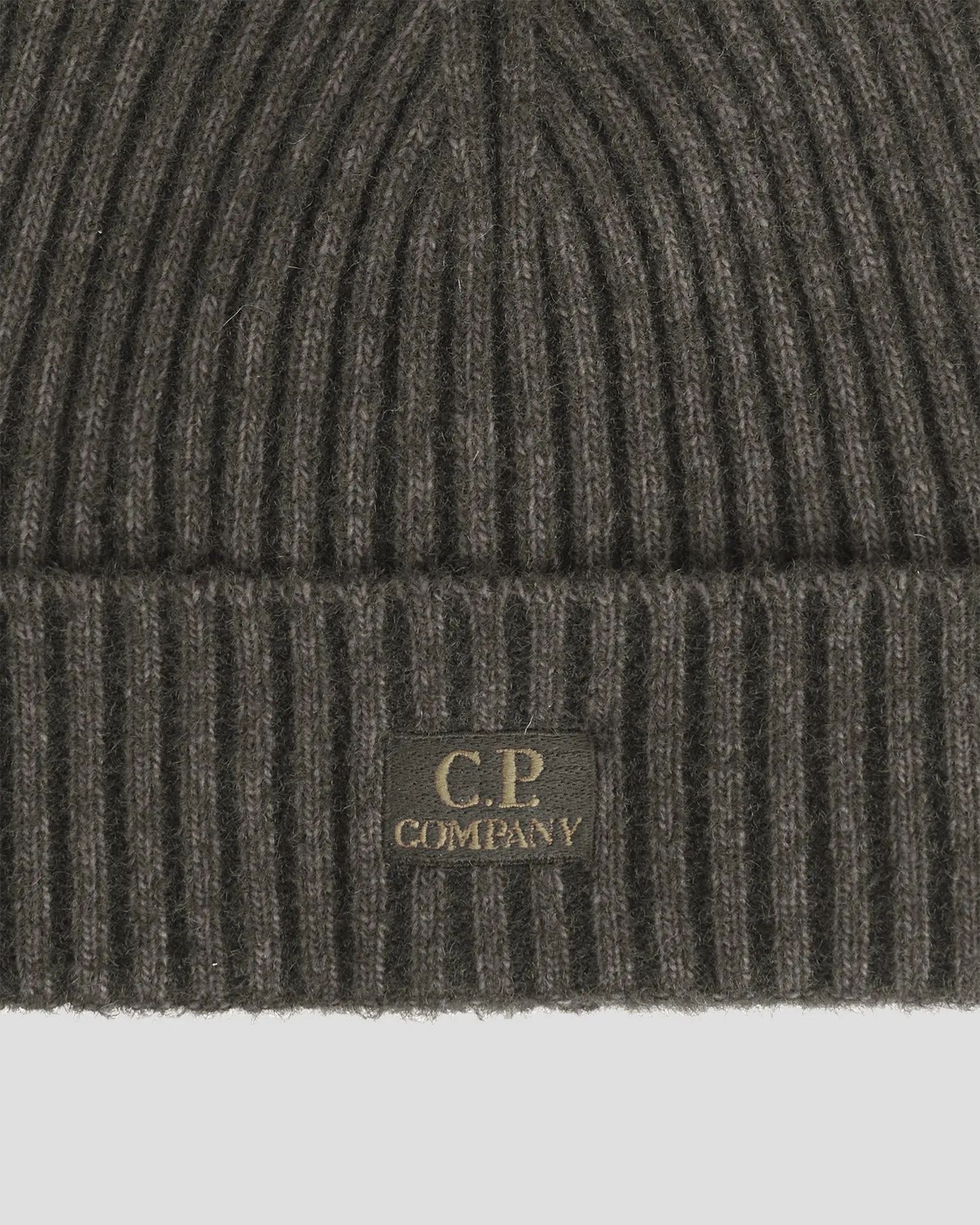 Fleece Knit Beanie Olive Night - Green