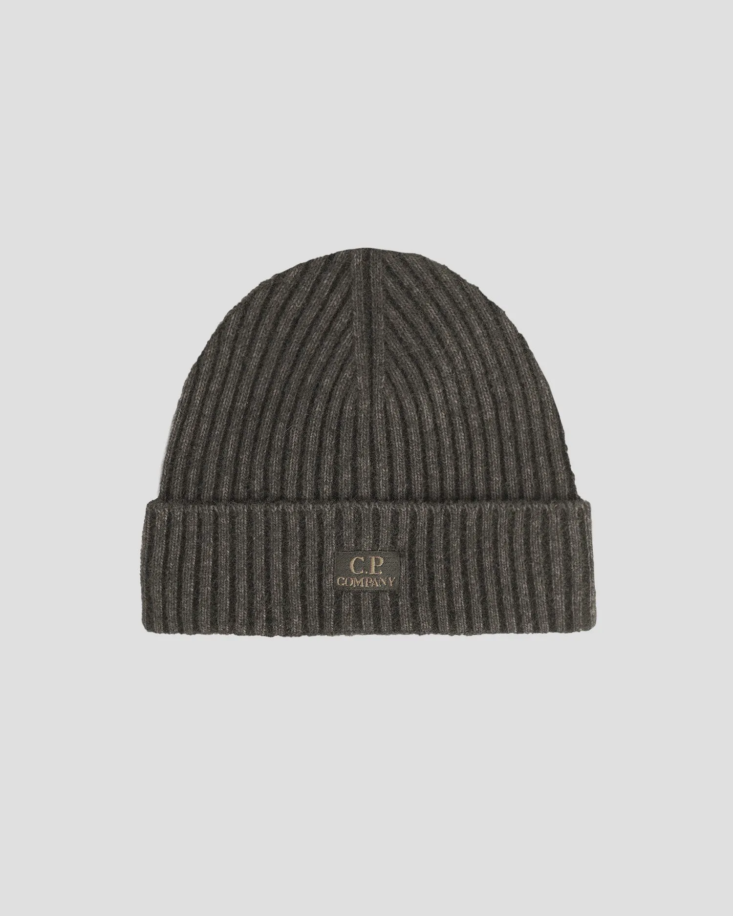 Fleece Knit Beanie Olive Night - Green