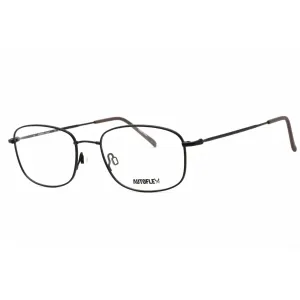 Flexon Men's Eyeglasses - Satin Black Rectangular Full Rim Frame | AUTOFLEX 47 002