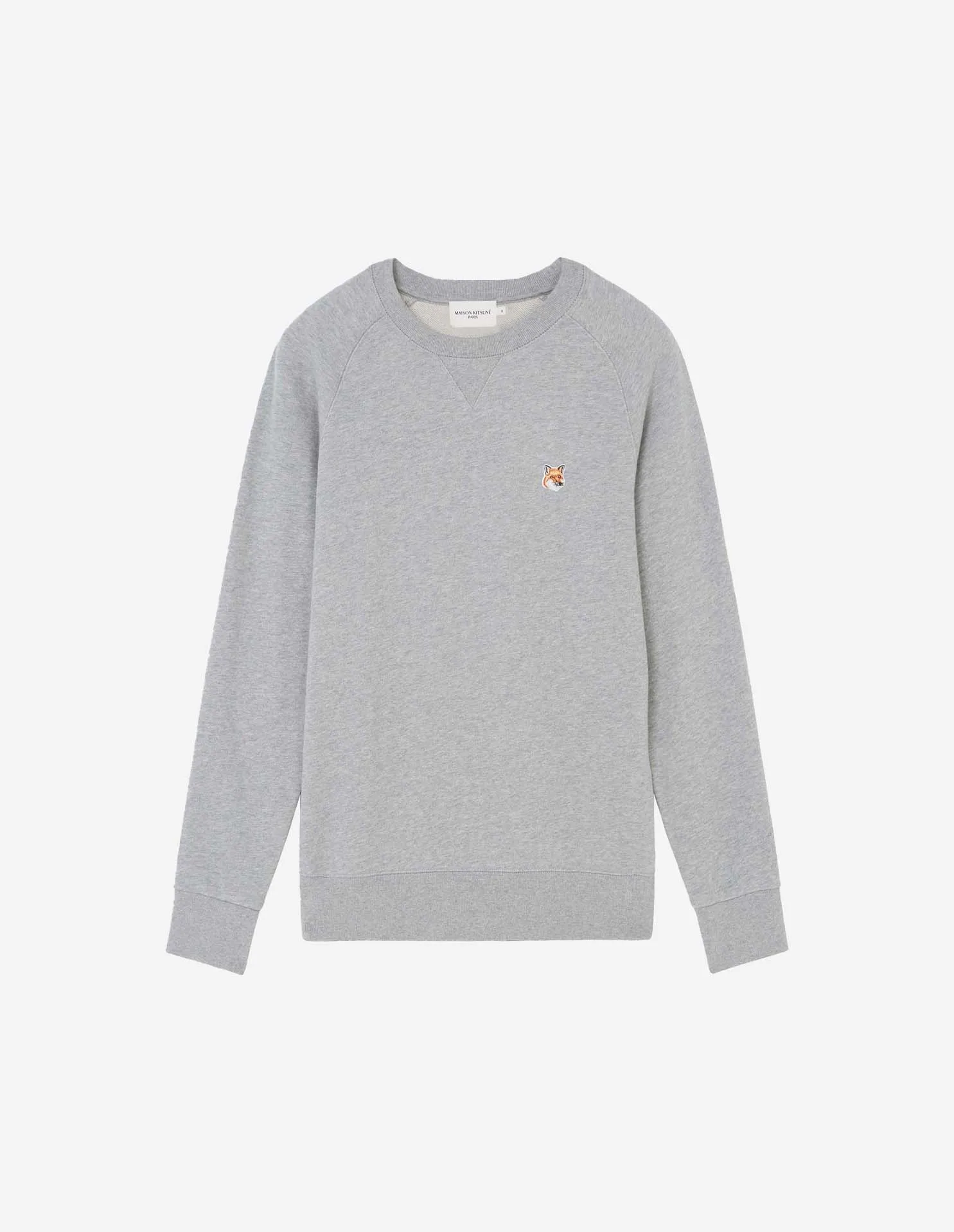 Fox Head Patch Classic Sweatshirt Grey Melange