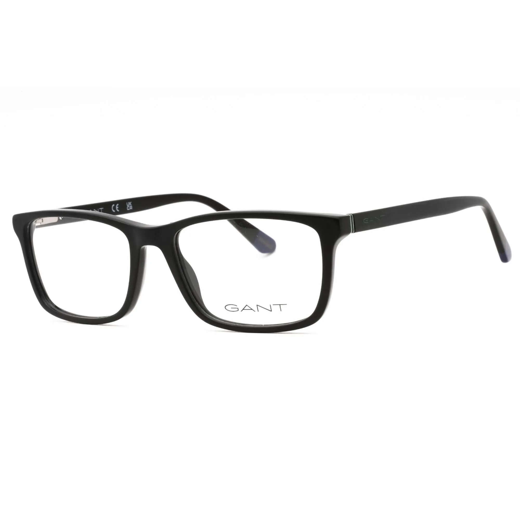 Gant Men's Eyeglasses - Matte Black Acetate Square Shape Full Rim Frame | GA3139 002