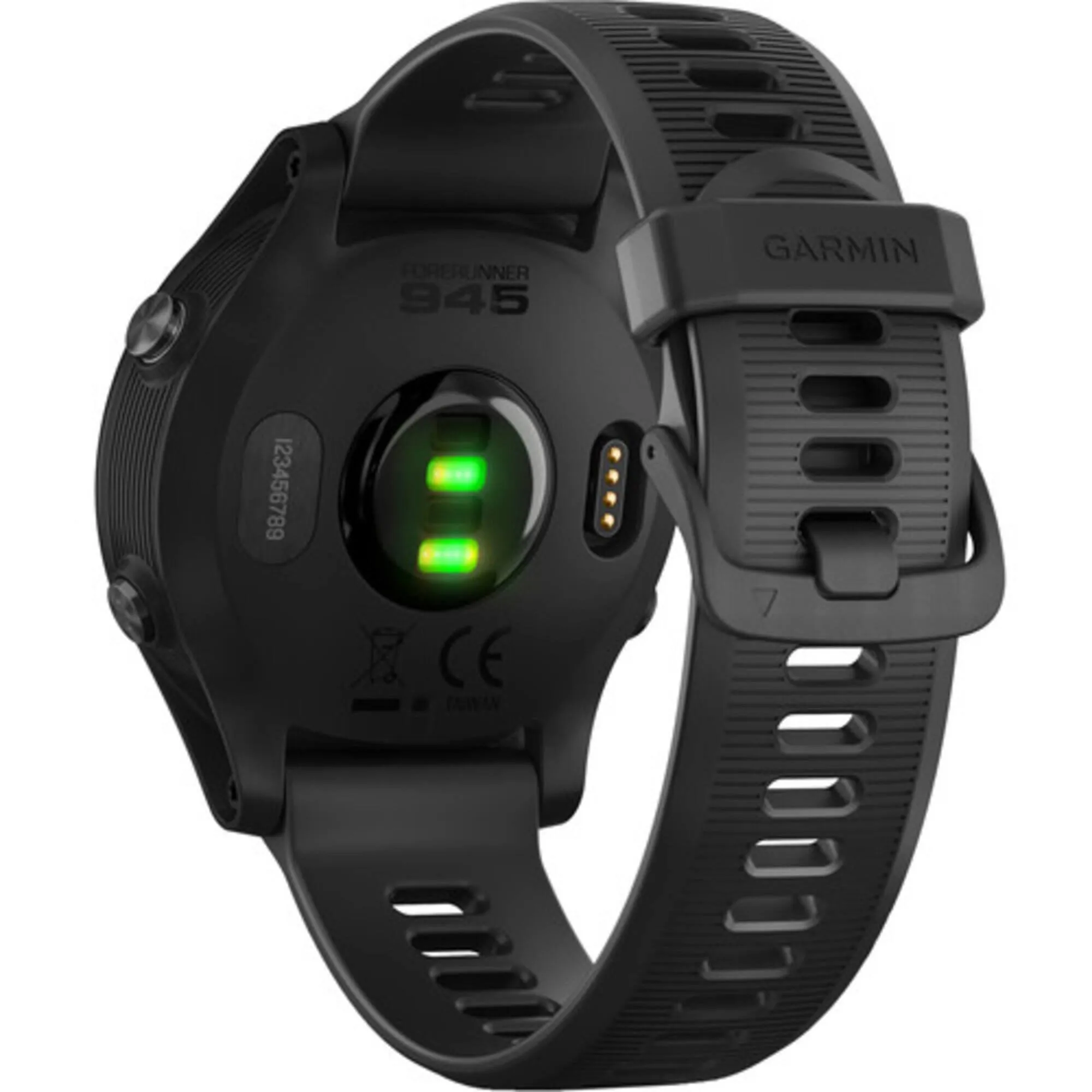 Garmin Unisex Smartwatch - Forerunner 945 Black Dial Silicone Strap | 010-02063-00