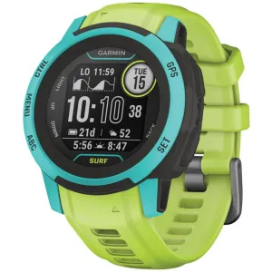 Garmin Unisex Smartwatch - Instinct 2S Surf Edition Waikiki Green Strap | 010-02563-12