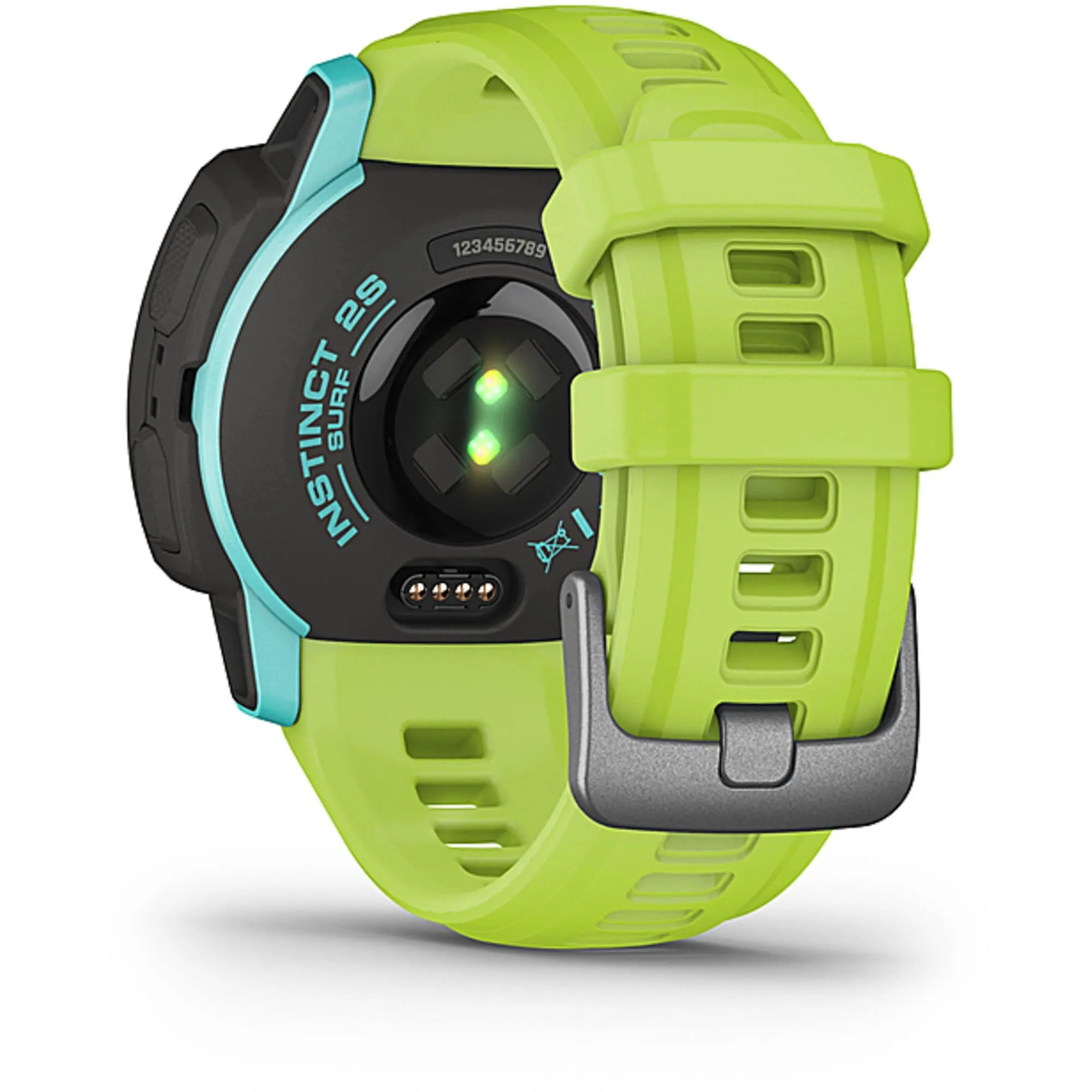 Garmin Unisex Smartwatch - Instinct 2S Surf Edition Waikiki Green Strap | 010-02563-12