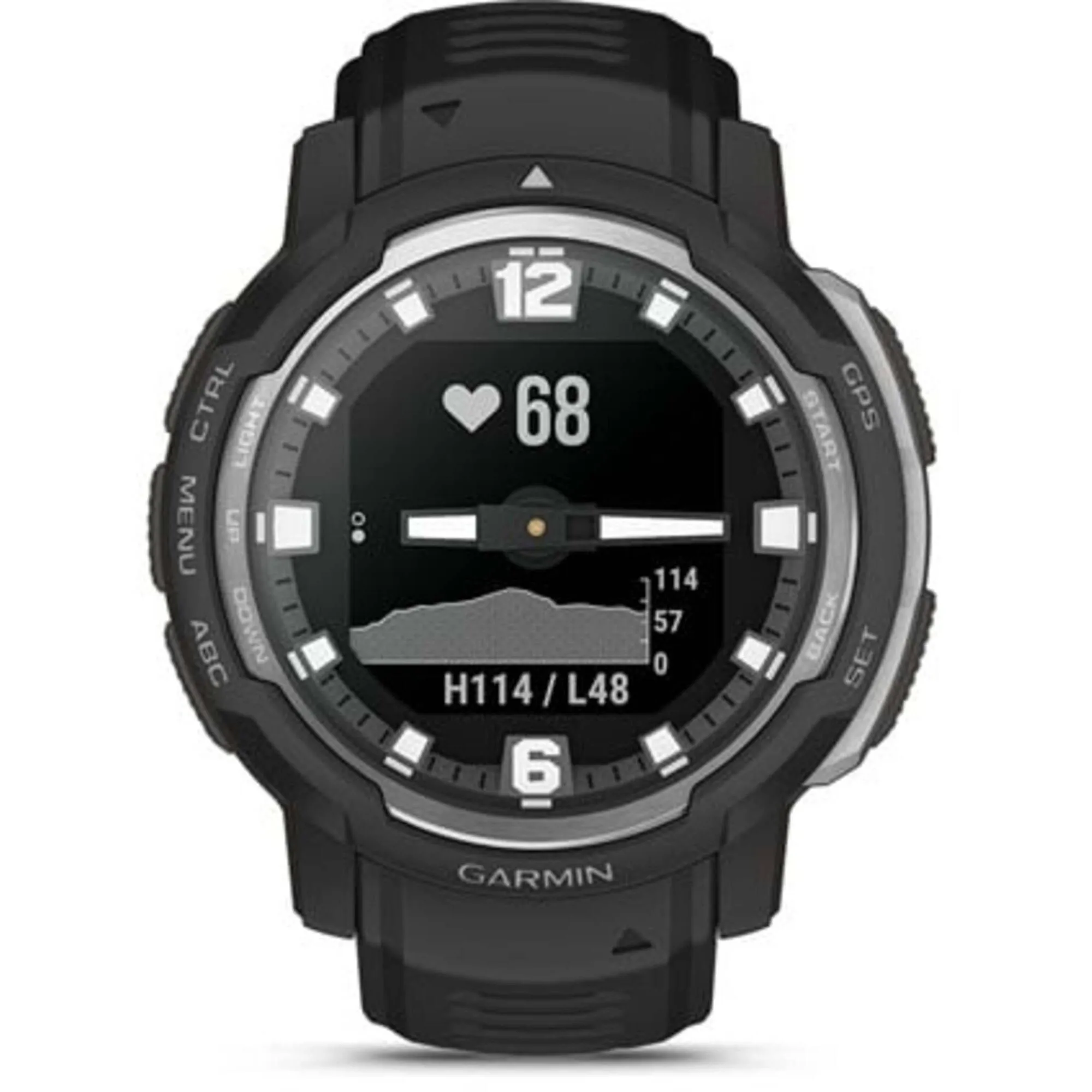 Garmin Unisex Smartwatch - Instinct Crossover Solar Tactical Edition | 010-02730-10