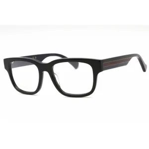 Gucci Men's Eyeglasses - Black Rectangular Full Rim Frame Clear Lens | GG1303O 003