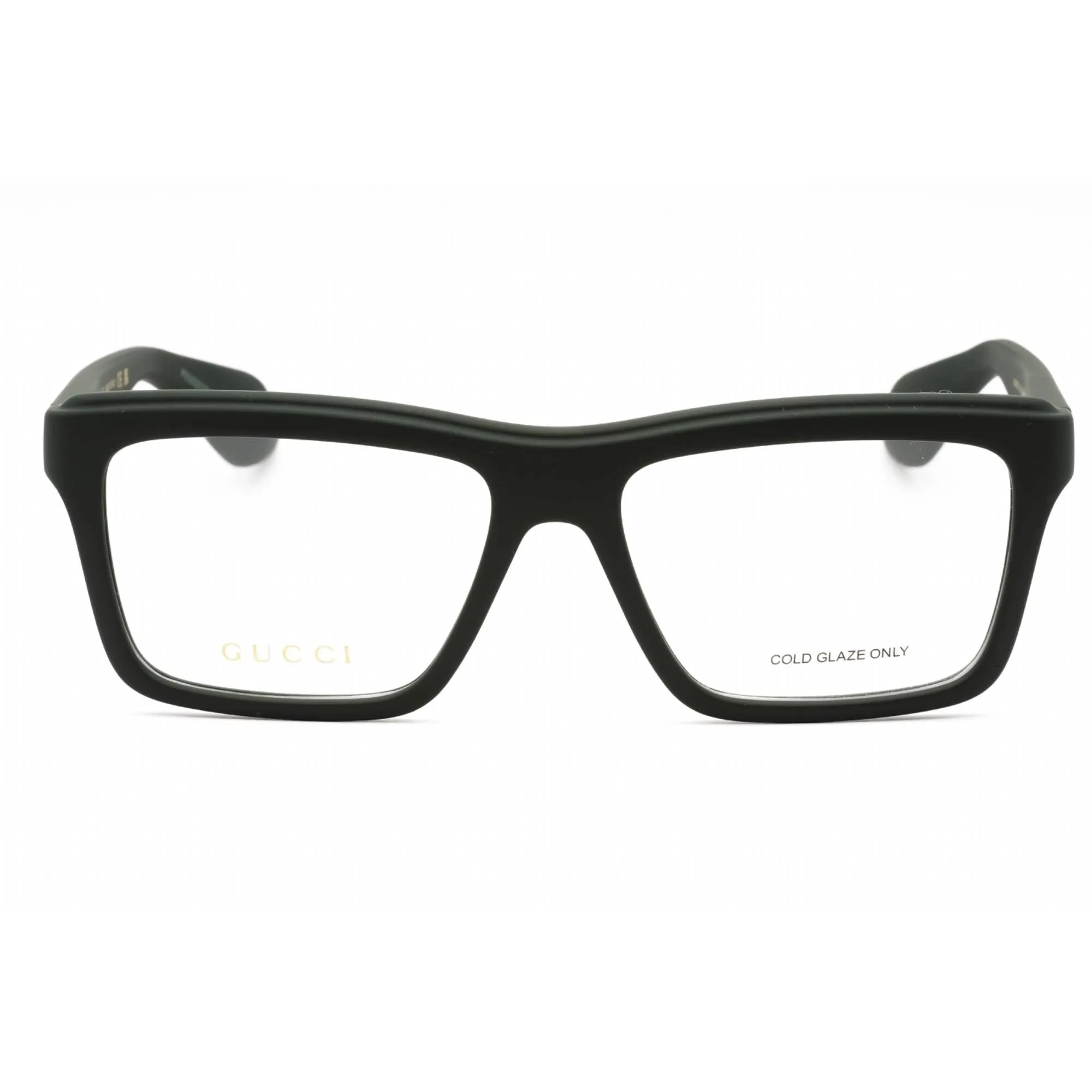 Gucci Men's Eyeglasses - Green Injected Propionate Rectangular Frame | GG1573O 003