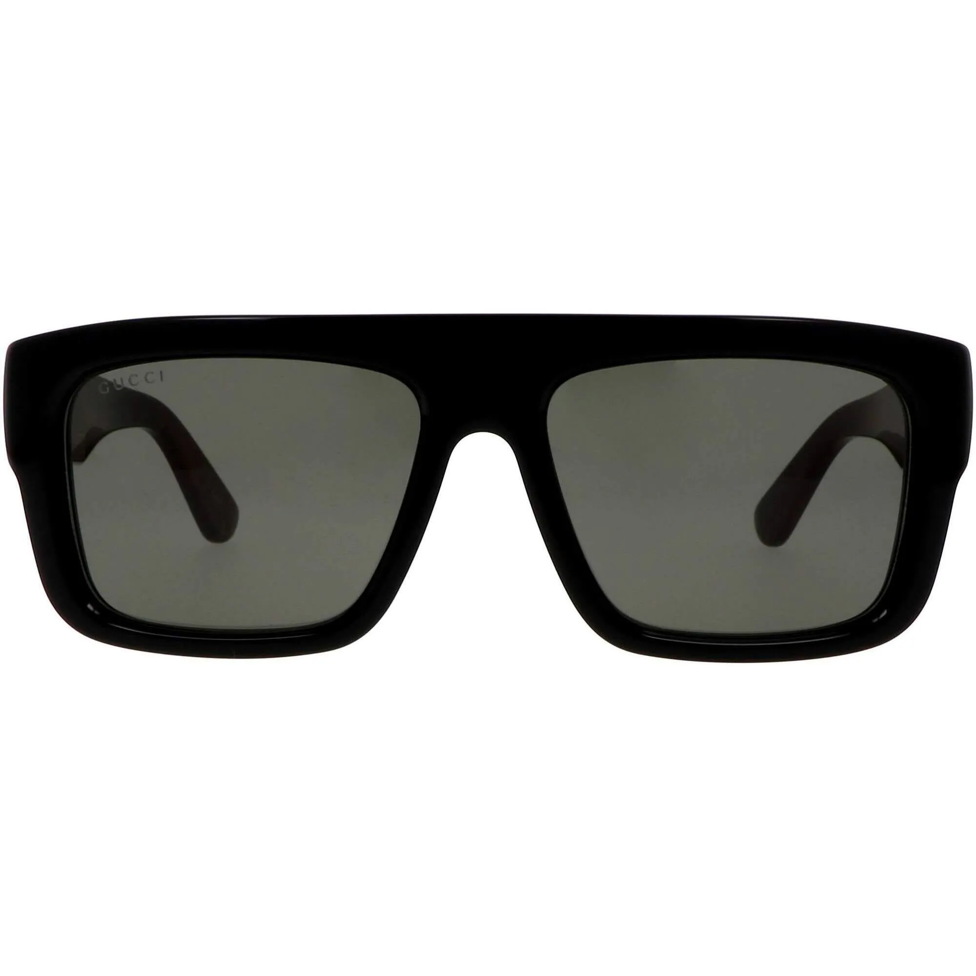Gucci Men's Sunglasses - Shiny Black Acetate Full Rim Square Shape Frame | GG1461S 001