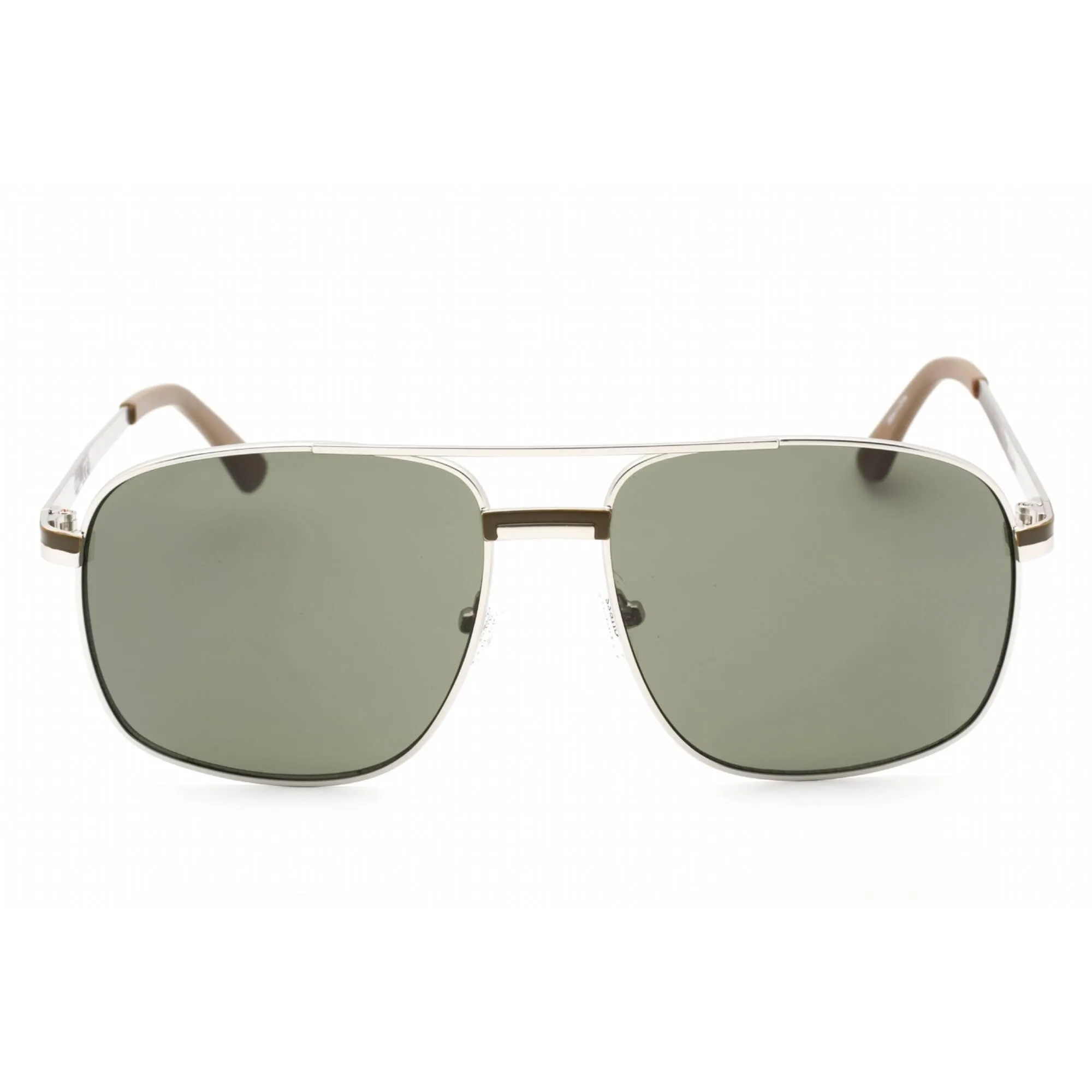 Guess Factory Men's Sunglasses - Matte Light Nickeltin Aviator Frame | GF0238 11N