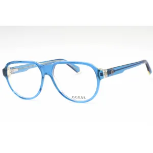 Guess Men's Eyeglasses - Blue/Other Plastic Shape Full Rim Frame | GU50090 092