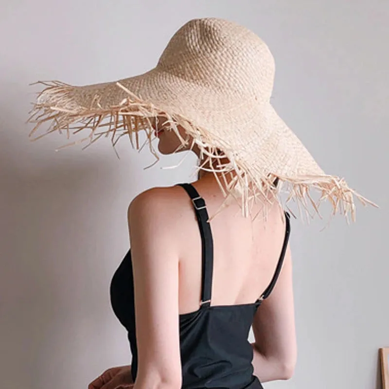 Handmade Women Straw Sun Hats C4B