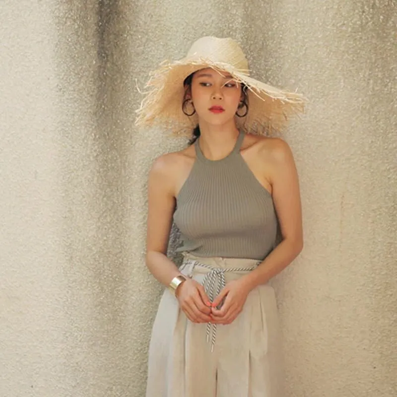 Handmade Women Straw Sun Hats C4B