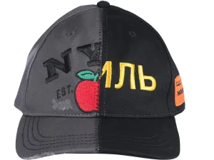 Heron Preston Logo-Embroidered Distressed Baseball Cap