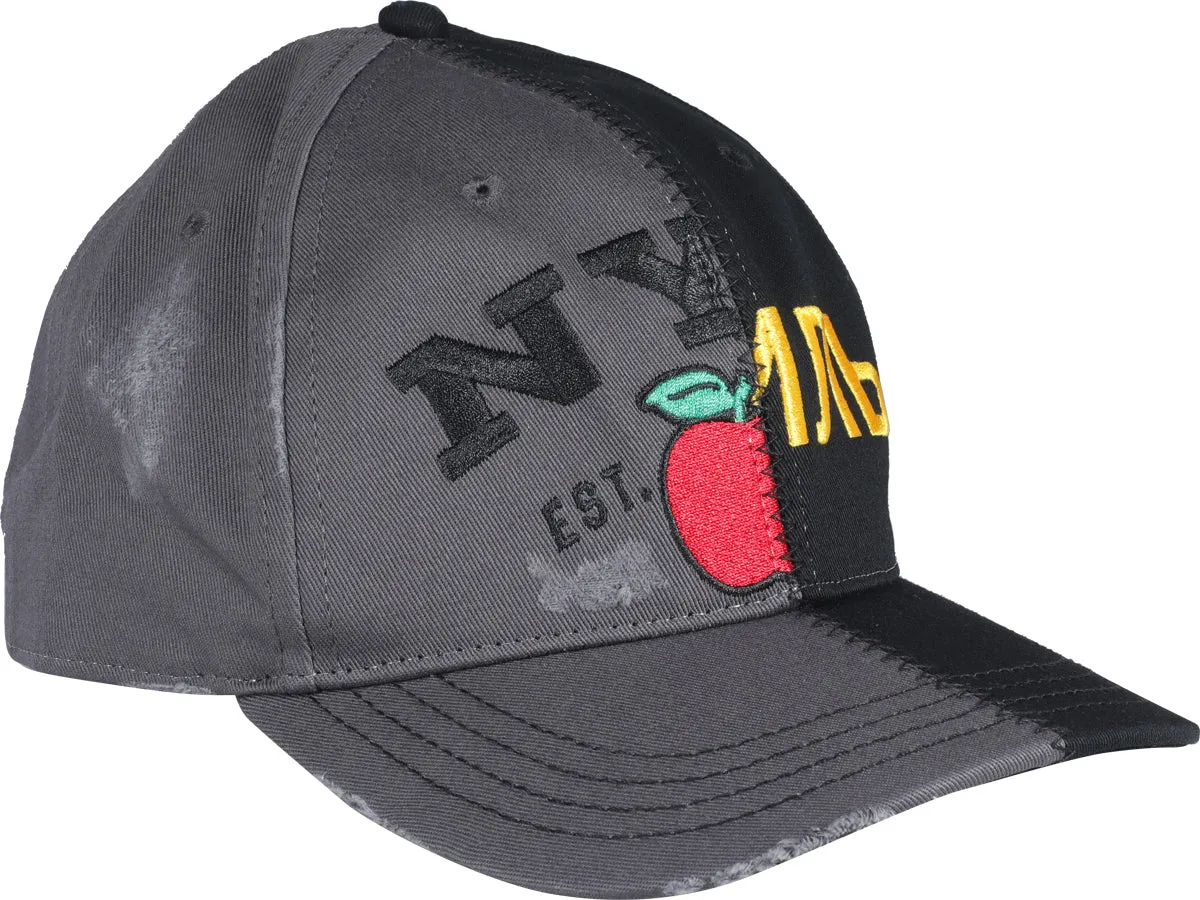 Heron Preston Logo-Embroidered Distressed Baseball Cap
