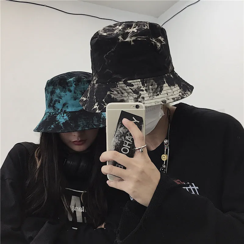 High Street Tie-dye Ink Fisherman Hat
