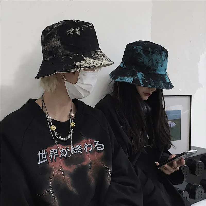 High Street Tie-dye Ink Fisherman Hat