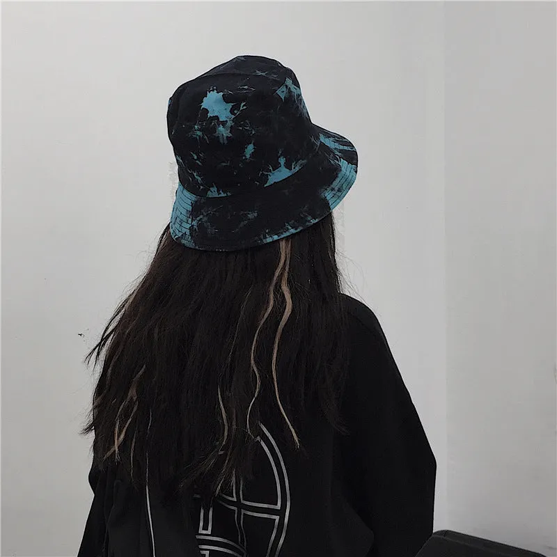 High Street Tie-dye Ink Fisherman Hat