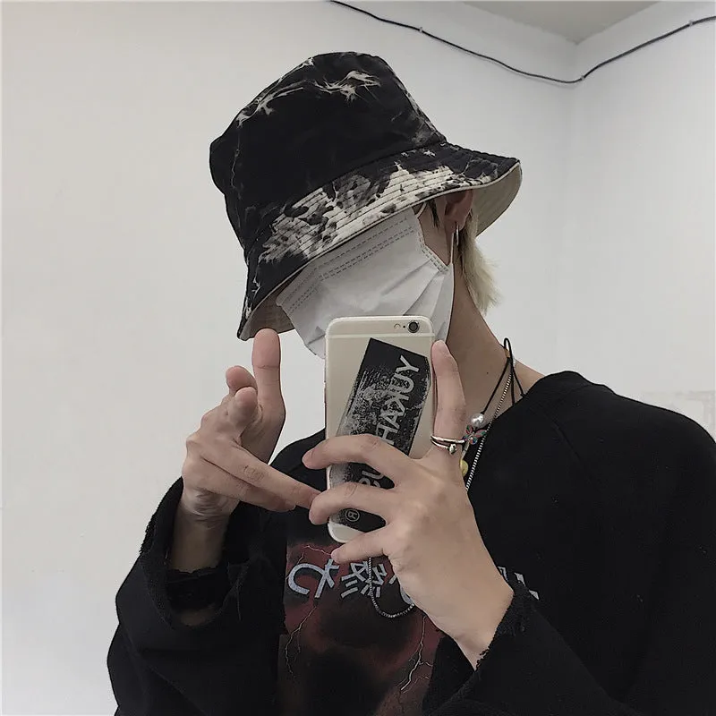 High Street Tie-dye Ink Fisherman Hat