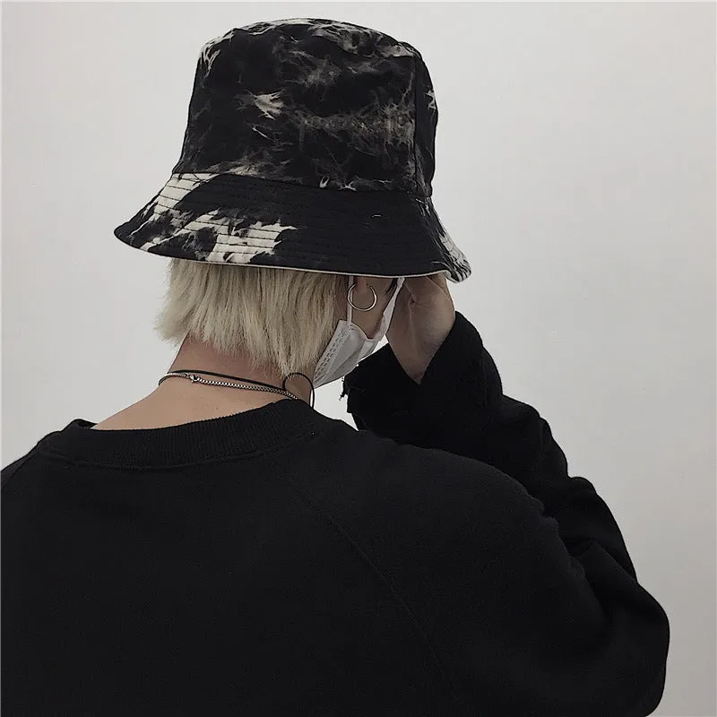 High Street Tie-dye Ink Fisherman Hat