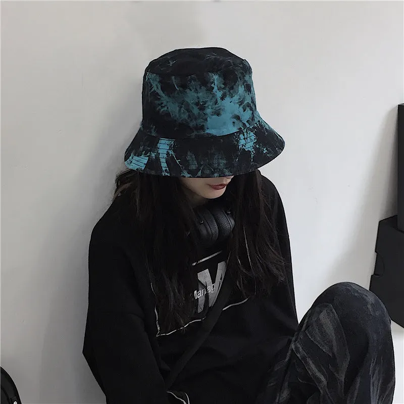 High Street Tie-dye Ink Fisherman Hat