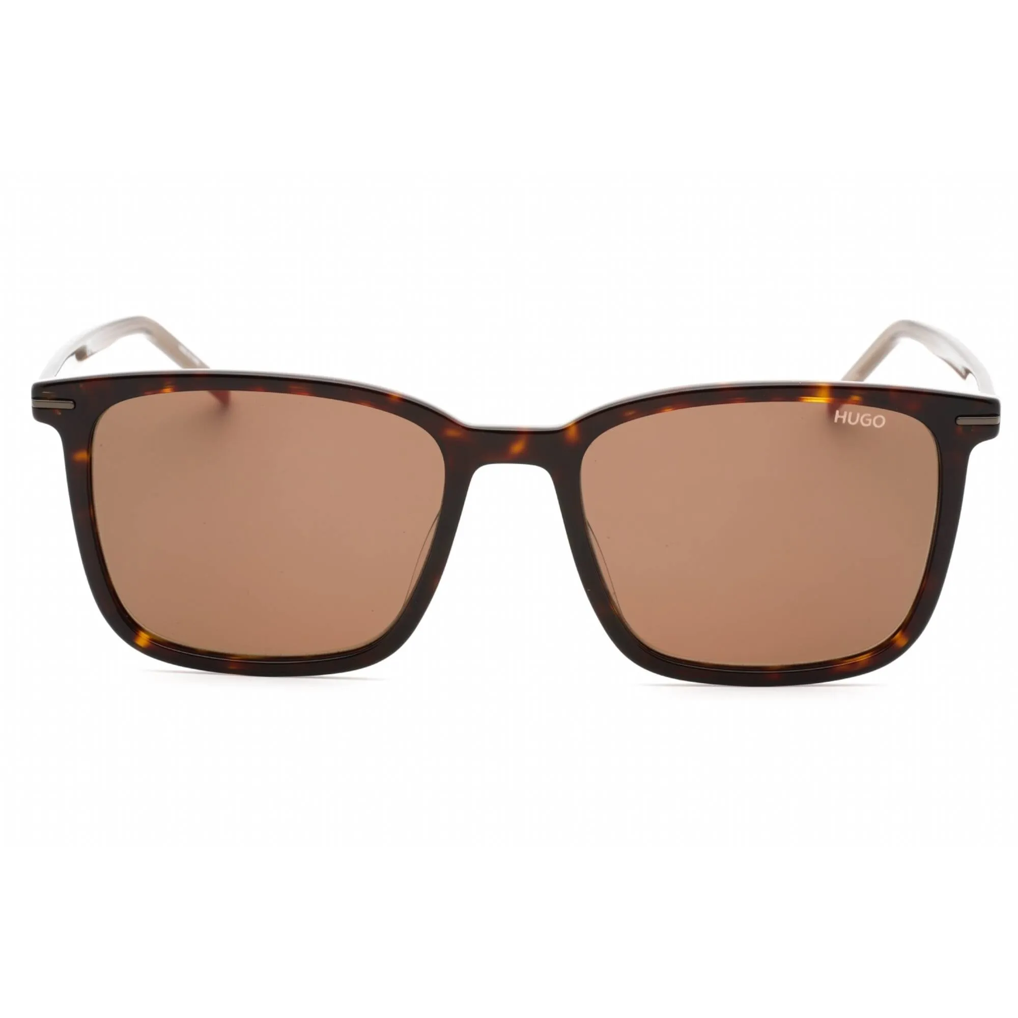 Hugo Men's Sunglasses - Havana Rectangular Shape Frame Brown Lens | HG 1168/S 0086 70