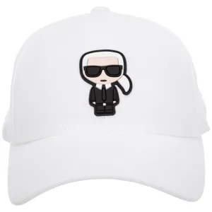 Karl Lagerfeld Graphic Logo-Print Baseball Cap