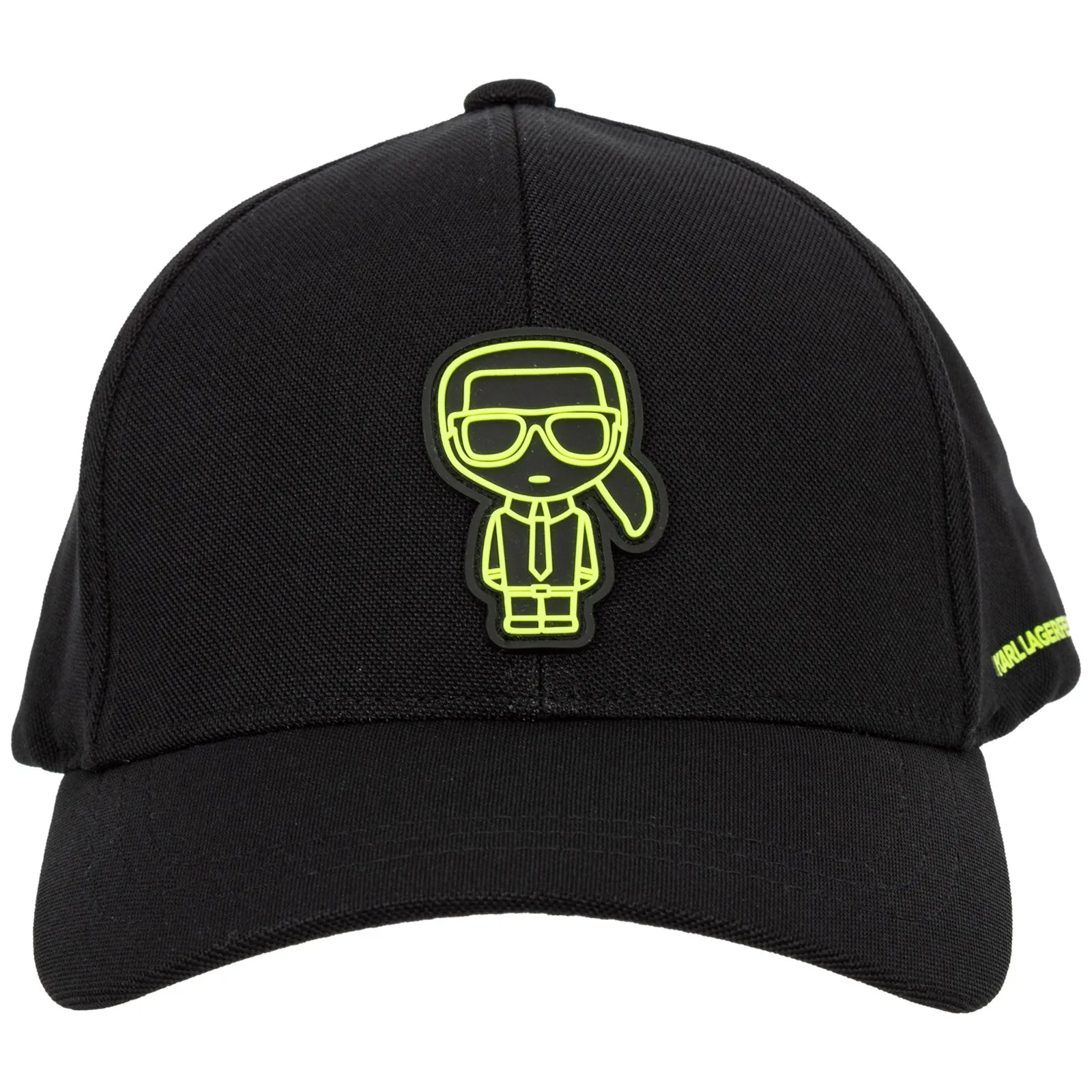 Karl Lagerfeld Logo Print Mesh Detail Baseball Cap