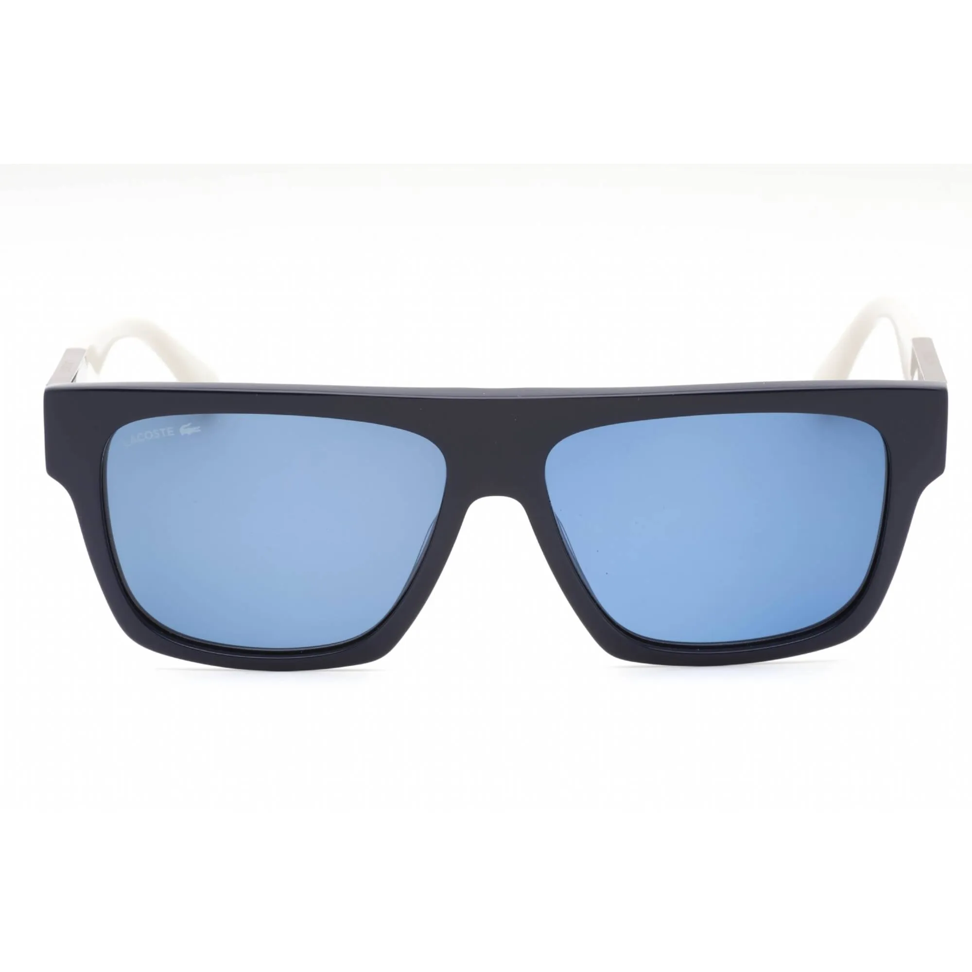 Lacoste Men's Sunglasses - Blue Navy Plastic Rectangular Full Rim Frame | L984S 410