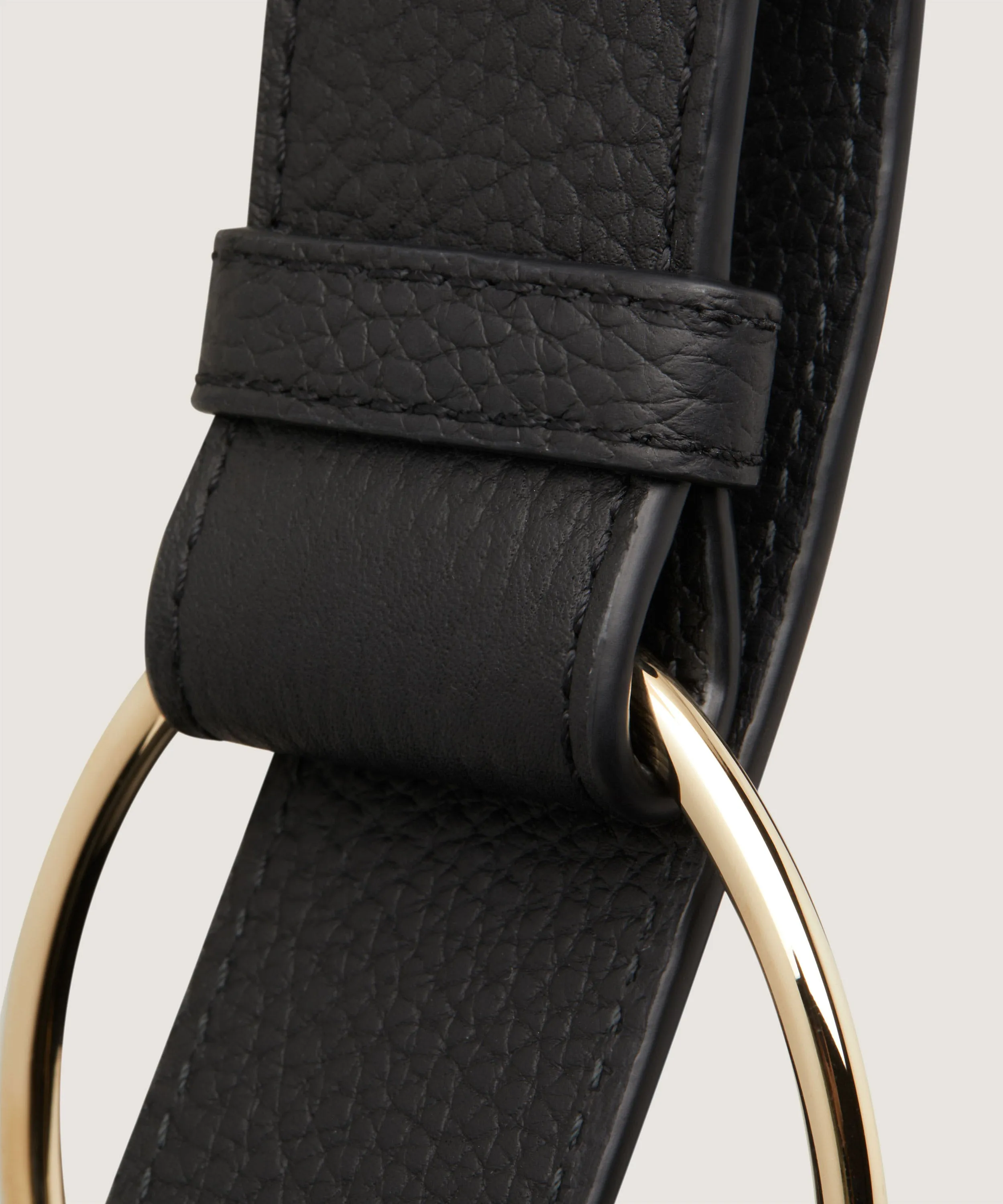 Lana Midi Bucket Bag - Black