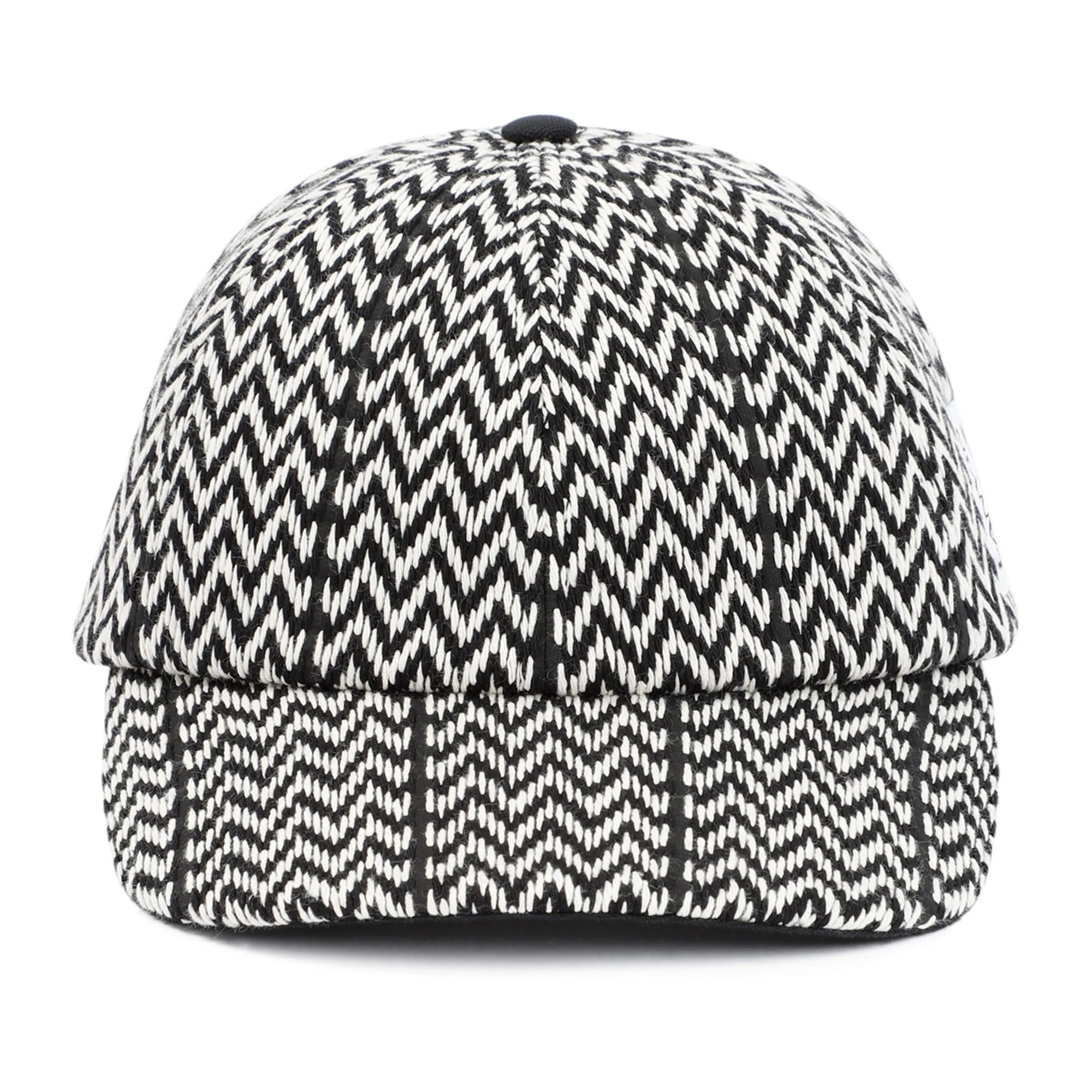 Lanvin Logo Patch Zig-Zag Baseball Cap