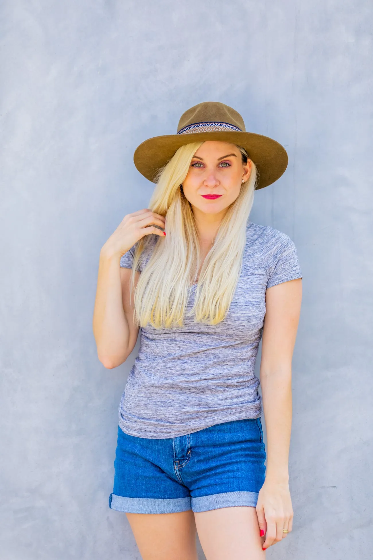 Light Brown Western Hat