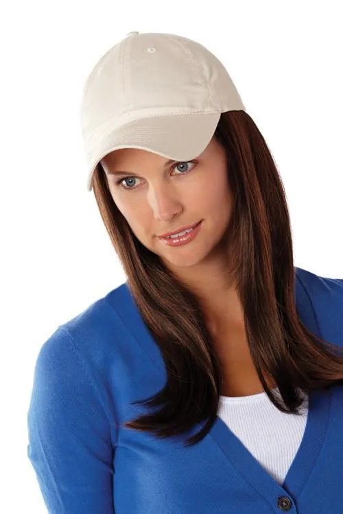 Long Hat Beige by Henry Margu | Cotton Cap w/ Synthetic Hair