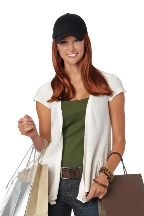 Long Hat Black by Henry Margu | Cotton Cap w/ Synthetic Hair