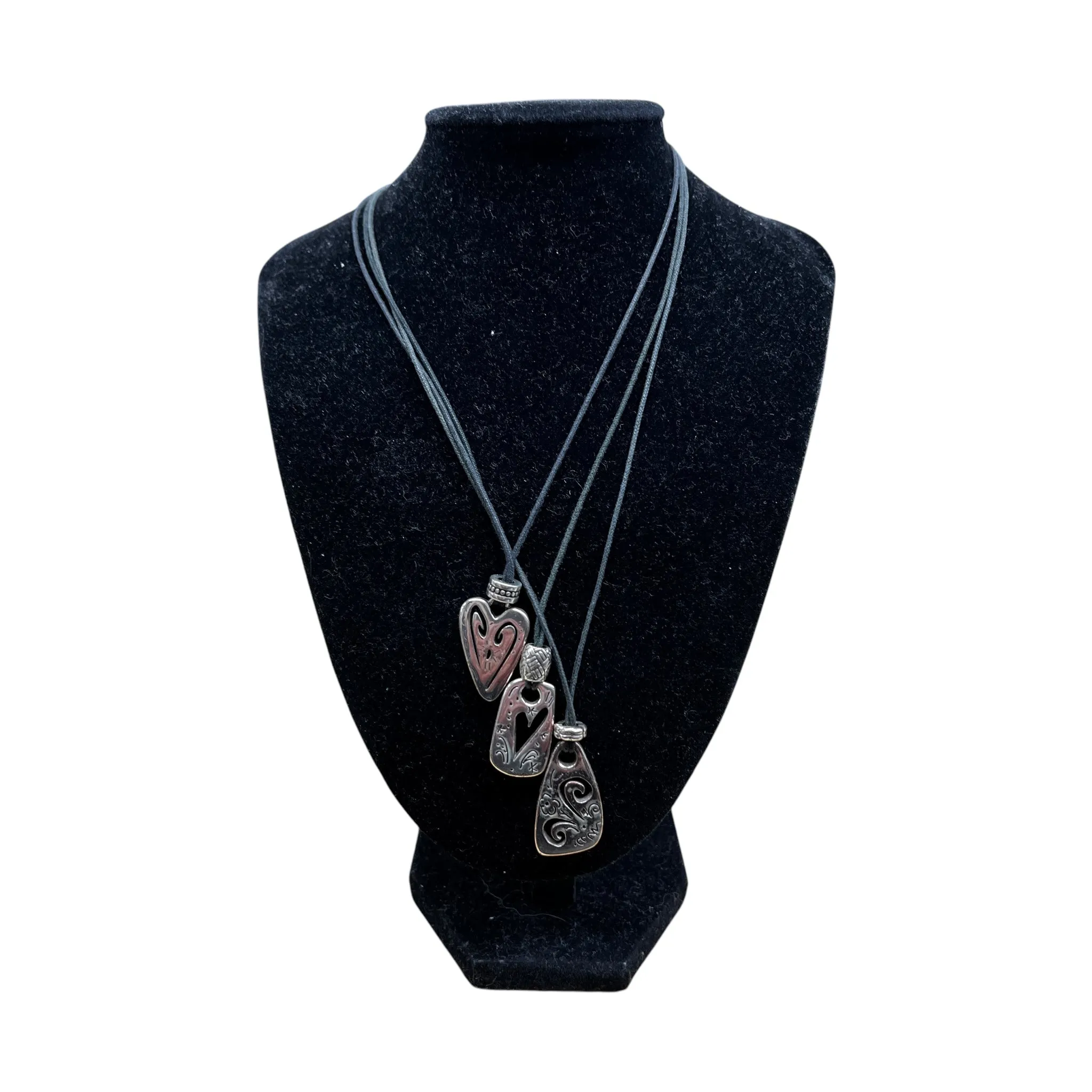 Necklace Layered By Brighton In Black & Silver