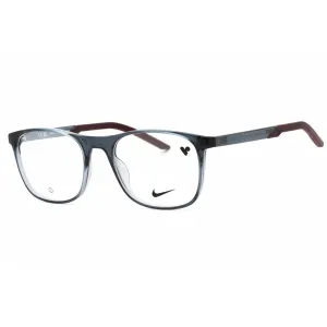 Nike Men's Eyeglasses - Dark Grey Injected Propionate Square Frame | NIKE 7271 034