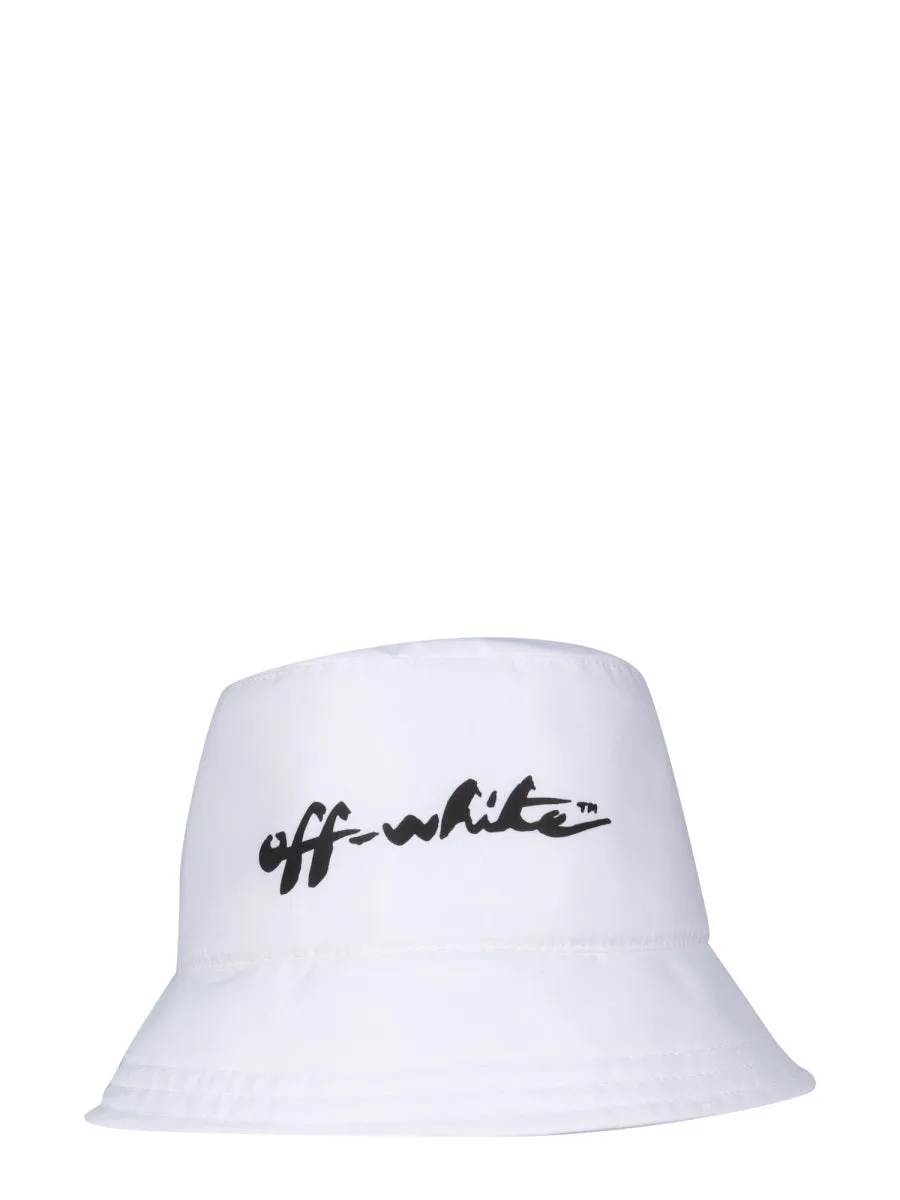 Off-White Logo Printed Bucket Hat