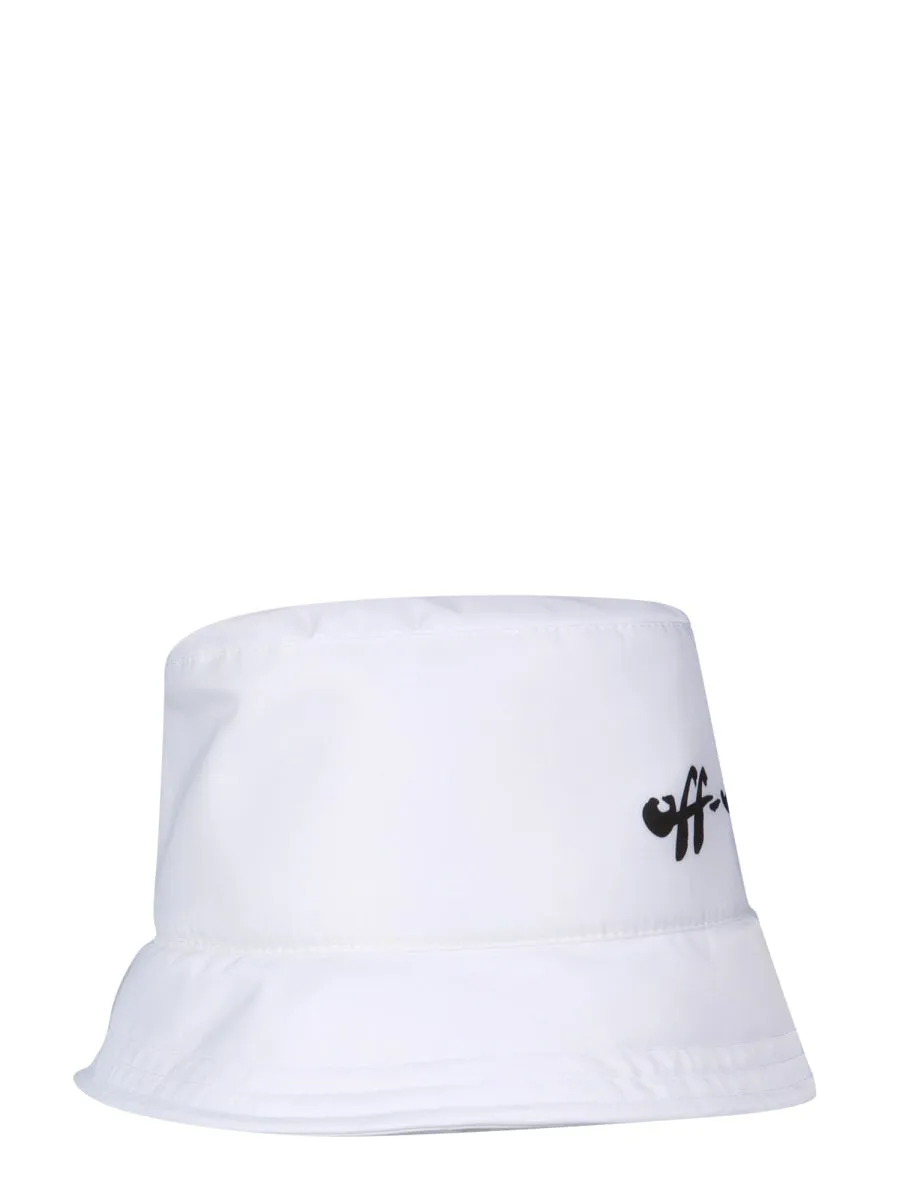 Off-White Logo Printed Bucket Hat
