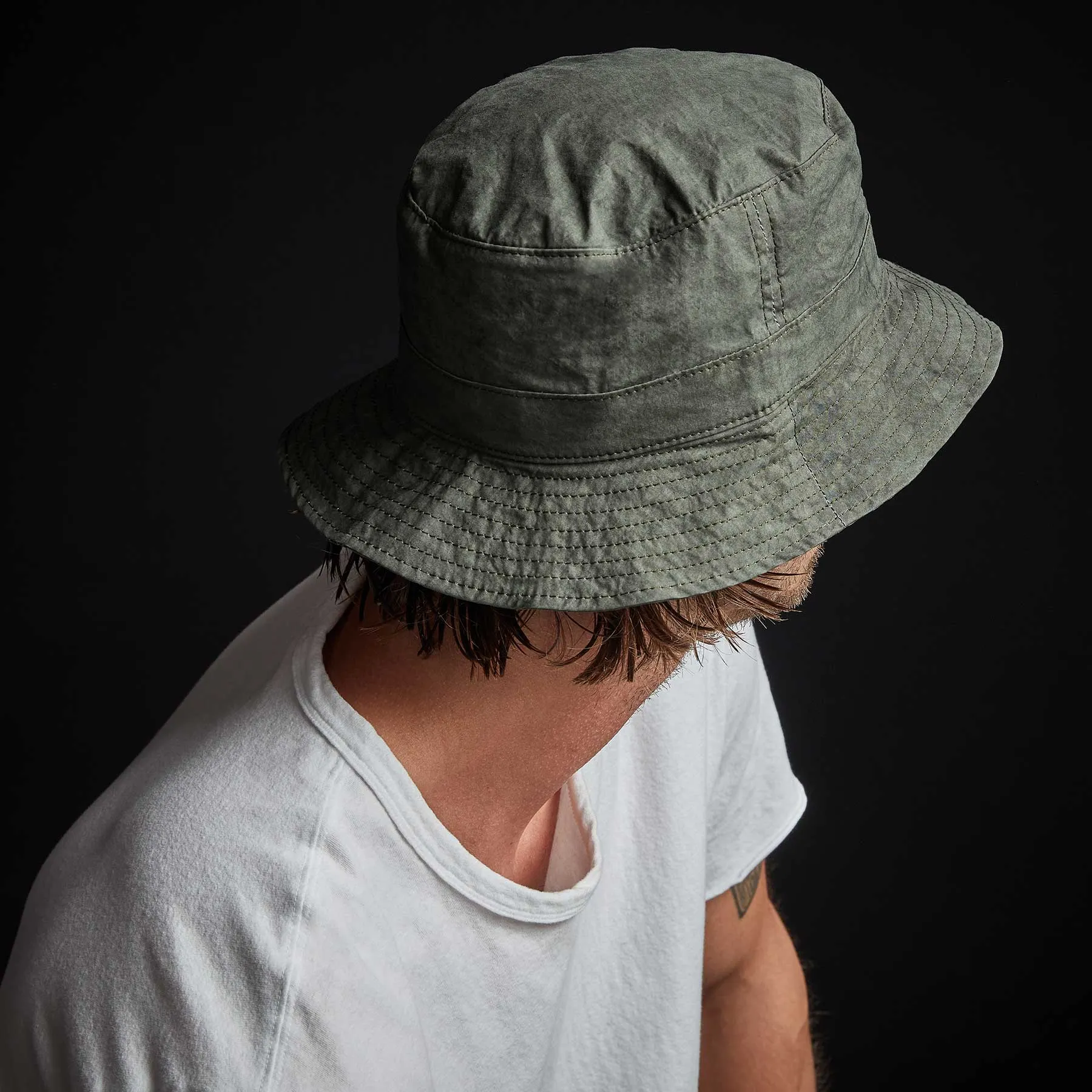 Parachute Poplin Bucket Hat - Dartmouth Pigment