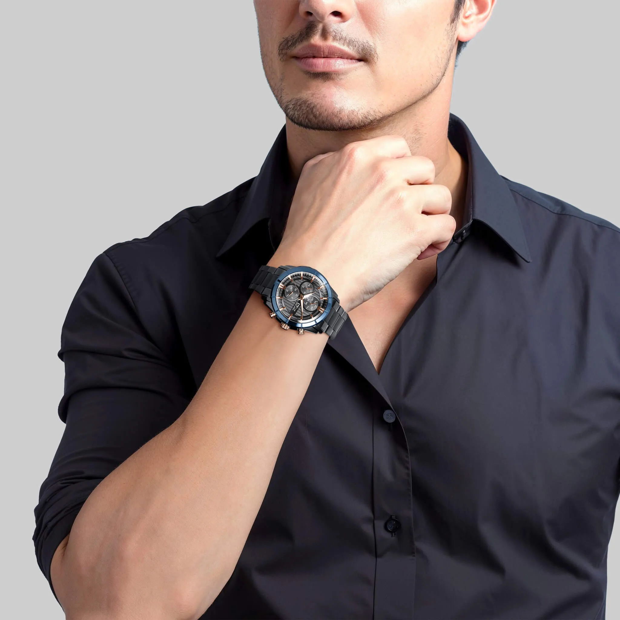 Paramount Men's Black Watch